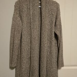 BB Dakota Textured Knit Cardigan in Brown